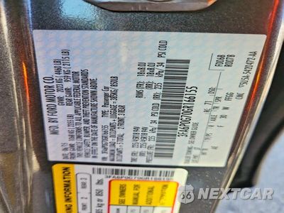 Zdjęcie 13 z 13 samochodu: 2016 FORD FUSION S VIN:3FA6P0G70GR166155 - miniatura