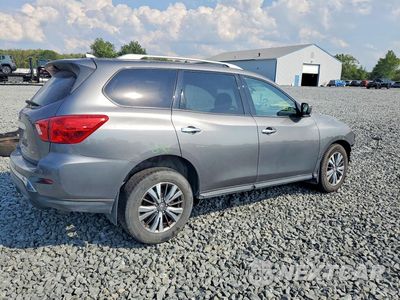 Trzecie zdjęcie samochodu z tyłu: 2019 NISSAN PATHFINDER S VIN:5N1DR2MM6KC649041 - miniatura