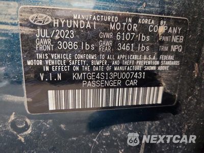 Zdjęcie 12 z 12 samochodu: 2023 GENESIS ELECTRIFIED G80 BASE VIN:KMTGE4S13PU007431 - miniatura