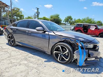 Czwarte zdjęcie samochodu z boku: 2020 HONDA ACCORD SPORT VIN:1HGCV1F34LA157083 - miniatura