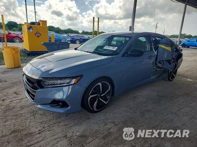 2021 HONDA ACCORD SPORT SE 1HGCV1F43MA084458 - główne zdjęcie licytacji z USA - miniatura