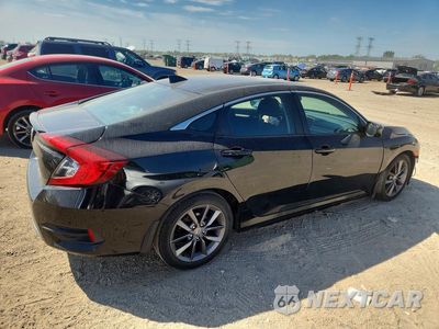 Trzecie zdjęcie samochodu z tyłu: 2020 HONDA CIVIC EX VIN:19XFC1F36LE022671 - miniatura