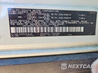 Zdjęcie 13 z 13 samochodu: 2021 TOYOTA VENZA LIMITED VIN:JTEAAAAH1MJ047688 - miniatura