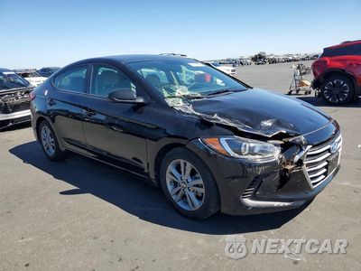 Czwarte zdjęcie samochodu z boku: 2018 HYUNDAI ELANTRA SEL VIN:KMHD84LF1JU491945 - miniatura