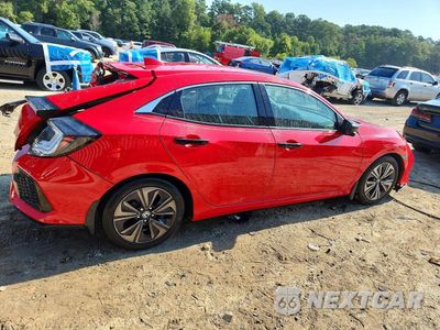 Trzecie zdjęcie samochodu z tyłu: 2018 HONDA CIVIC EX VIN:SHHFK7H58JU420037 - miniatura