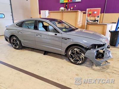 Czwarte zdjęcie samochodu z boku: 2024 HYUNDAI SONATA SEL VIN:KMHL14JA4RA383954 - miniatura