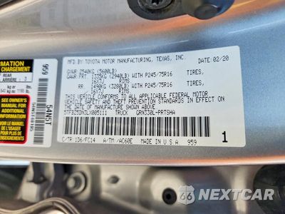 Zdjęcie 13 z 13 samochodu: 2020 TOYOTA TACOMA SR5 V6 VIN:5TFBZ5DN3LX005111 - miniatura