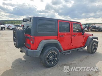 Trzecie zdjęcie samochodu z tyłu: 2015 JEEP WRANGLER UNLIMITED SPORT VIN:1C4BJWDG1FL519629 - miniatura