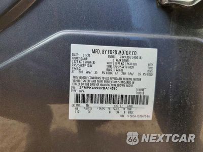 Zdjęcie 13 z 13 samochodu: 2023 FORD EDGE TITANIUM VIN:2FMPK4K92PBA14580 - miniatura