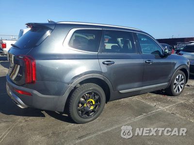 Trzecie zdjęcie samochodu z tyłu: 2020 KIA TELLURIDE S VIN:5XYP64HC8LG026587 - miniatura