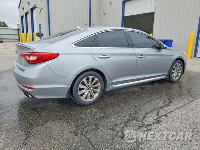 Trzecie zdjęcie samochodu z tyłu: 2017 HYUNDAI SONATA SPORT VIN:5NPE34AF3HH578244 - miniatura