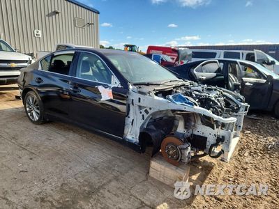 Czwarte zdjęcie samochodu z boku: 2020 INFINITI Q50 3.0T LUXE VIN:JN1EV7AR8LM253953 - miniatura