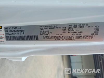 Zdjęcie 12 z 12 samochodu: 2022 JEEP GLADIATOR SPORT VIN:1C6HJTAG9NL146147 - miniatura
