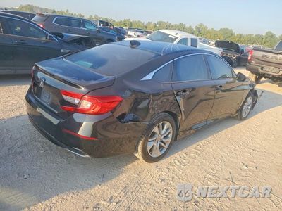 Trzecie zdjęcie samochodu z tyłu: 2019 HONDA ACCORD LX VIN:1HGCV1F19KA071412 - miniatura