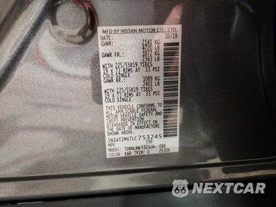 Zdjęcie 14 z 14 samochodu: 2020 NISSAN ROGUE SL VIN:5N1AT2MV7LC753245 - miniatura