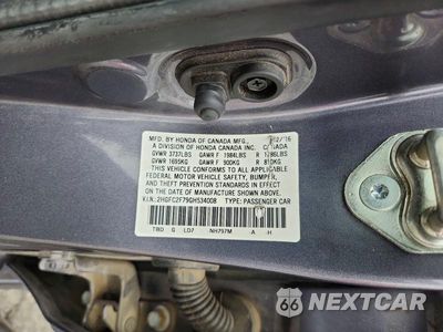 Zdjęcie 12 z 12 samochodu: 2016 HONDA CIVIC EX VIN:2HGFC2F79GH534008 - miniatura