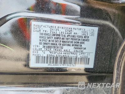 Zdjęcie 13 z 13 samochodu: 2024 NISSAN SENTRA SV VIN:3N1AB8CV7RY341762 - miniatura
