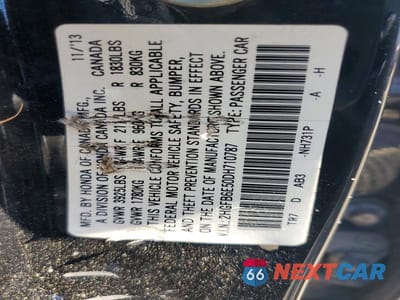 Zdjęcie 12 z 12 samochodu: 2013 HONDA CIVIC SI VIN:2HGFB6E50DH710787 - miniatura