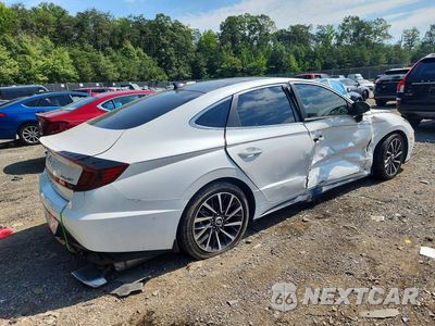 Trzecie zdjęcie samochodu z tyłu: 2022 HYUNDAI SONATA LIMITED VIN:KMHL34J27NA232099 - miniatura