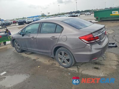 Drugie zdjęcie samochodu z przodu: 2014 HONDA CIVIC LX VIN:19XFB2F53EE064115 - miniatura