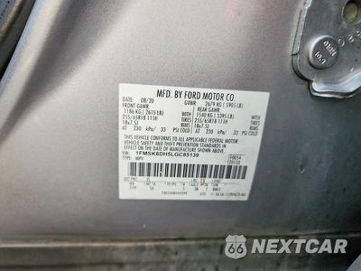 Zdjęcie 13 z 13 samochodu: 2020 FORD EXPLORER XLT VIN:1FMSK8DH5LGC85139 - miniatura