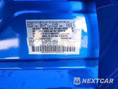 Zdjęcie 12 z 12 samochodu: 2026 NISSAN SENTRA SR VIN:3N1AB9DV4TY305071 - miniatura
