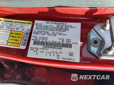 Zdjęcie 12 z 12 samochodu: 2017 FORD FUSION SE VIN:3FA6P0H96HR354681 - miniatura