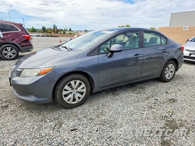 2012 HONDA CIVIC LX 2HGFB2F5XCH609813 - główne zdjęcie licytacji z USA - miniatura