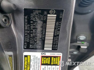 Zdjęcie 13 z 13 samochodu: 2019 TOYOTA CAMRY LE VIN:4T1B31HK0KU512229 - miniatura
