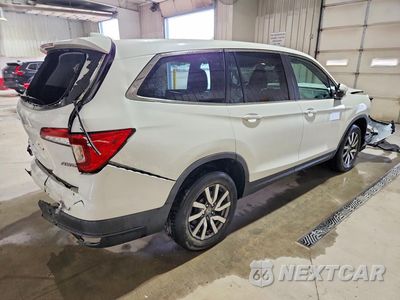 Trzecie zdjęcie samochodu z tyłu: 2020 HONDA PILOT EXL VIN:5FNYF6H58LB031586 - miniatura