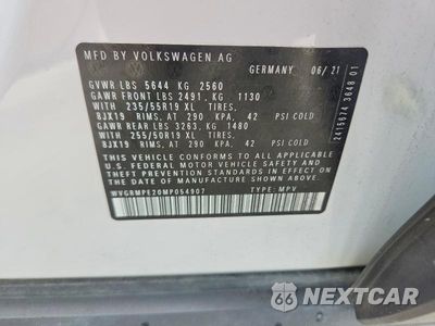 Zdjęcie 12 z 12 samochodu: 2021 VOLKSWAGEN ID.4 PRO VIN:WVGRMPE20MP054907 - miniatura