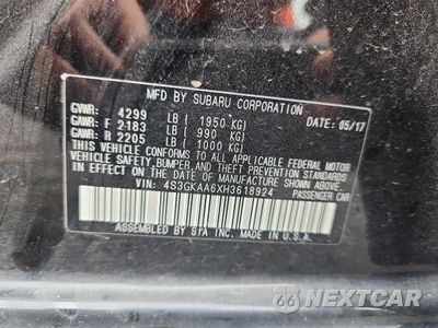 Zdjęcie 13 z 13 samochodu: 2017 SUBARU IMPREZA VIN:4S3GKAA6XH3618924 - miniatura