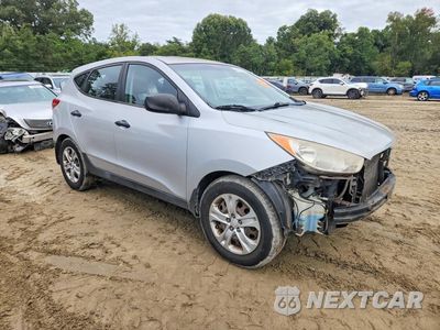 Czwarte zdjęcie samochodu z boku: 2010 HYUNDAI TUCSON GLS VIN:KM8JT3AC8AU061656 - miniatura