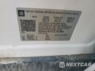 Zdjęcie 13 z 13 samochodu: 2018 CHEVROLET EQUINOX LT VIN:3GNAXJEV7JL351364 - miniatura