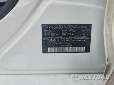 Zdjęcie 12 z 12 samochodu: 2017 HYUNDAI SONATA SE VIN:5NPE24AF8HH556940 - miniatura