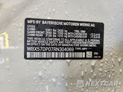 Zdjęcie 13 z 13 samochodu: 2024 BMW X3 XDRIVE30I VIN:WBX57DP07RN304069 - miniatura
