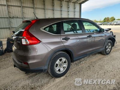 Trzecie zdjęcie samochodu z tyłu: 2015 HONDA CR-V LX VIN:5J6RM4H36FL005285 - miniatura