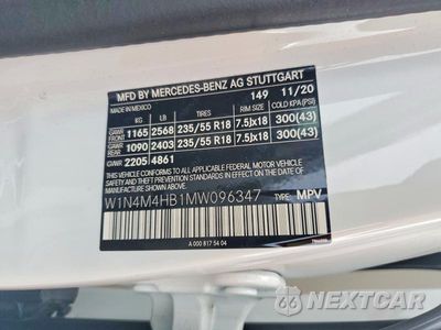 Zdjęcie 13 z 13 samochodu: 2021 MERCEDES-BENZ GLB 250 4MATIC VIN:W1N4M4HB1MW096347 - miniatura