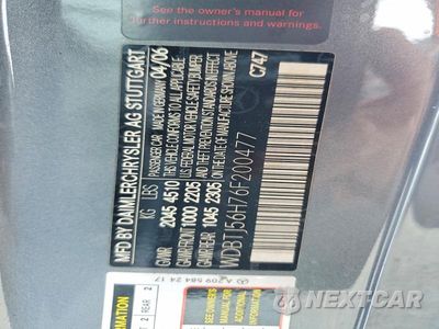 Zdjęcie 13 z 13 samochodu: 2006 MERCEDES-BENZ CLK 350 VIN:WDBTJ56H76F200477 - miniatura
