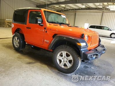 Czwarte zdjęcie samochodu z boku: 2018 JEEP WRANGLER SPORT VIN:1C4GJXAG8JW277039 - miniatura