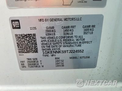 Zdjęcie 12 z 12 samochodu: 2026 GMC ACADIA ELEVATION VIN:1GKENNKS9TJ224552 - miniatura