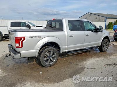 Trzecie zdjęcie samochodu z tyłu: 2017 FORD F150 SUPERCREW VIN:1FTEW1EG2HKD22462 - miniatura