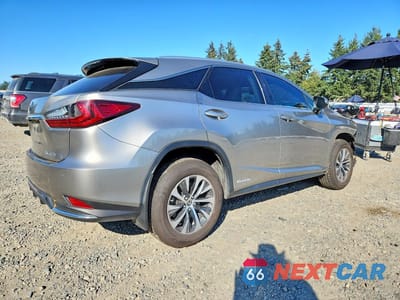 Trzecie zdjęcie samochodu z tyłu: 2022 LEXUS RX 450H VIN:2T2HGMDA6NC076551 - miniatura