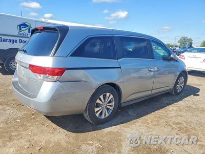 Trzecie zdjęcie samochodu z tyłu: 2017 HONDA ODYSSEY SE VIN:5FNRL5H36HB022012 - miniatura