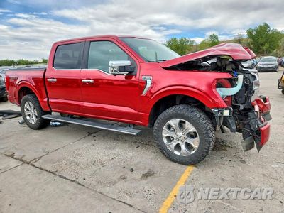 Czwarte zdjęcie samochodu z boku: 2021 FORD F150 SUPERCREW VIN:1FTFW1E87MFA85614 - miniatura