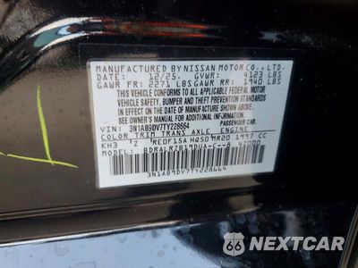 Zdjęcie 12 z 12 samochodu: 2026 NISSAN SENTRA SR VIN:3N1AB9DV7TY228664 - miniatura