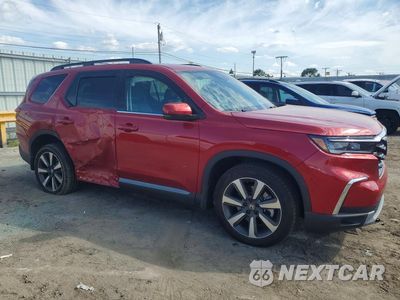 Czwarte zdjęcie samochodu z boku: 2025 HONDA PILOT TOURING VIN:5FNYG1H77SB165120 - miniatura