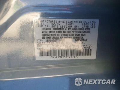 Zdjęcie 12 z 12 samochodu: 2026 NISSAN SENTRA SR VIN:3N1AB9DV9TY247877 - miniatura
