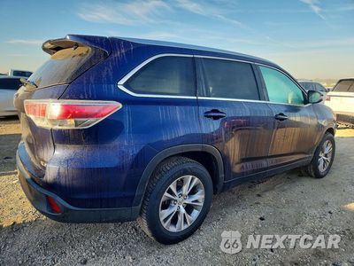 Trzecie zdjęcie samochodu z tyłu: 2014 TOYOTA HIGHLANDER XLE VIN:5TDKKRFH1ES036031 - miniatura