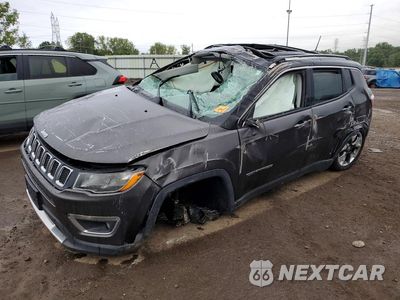 2019 JEEP COMPASS LIMITED 3C4NJDCB7KT638338 - główne zdjęcie licytacji z USA - miniatura